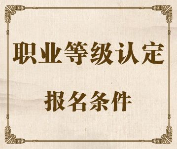 技能等级认定报名条件